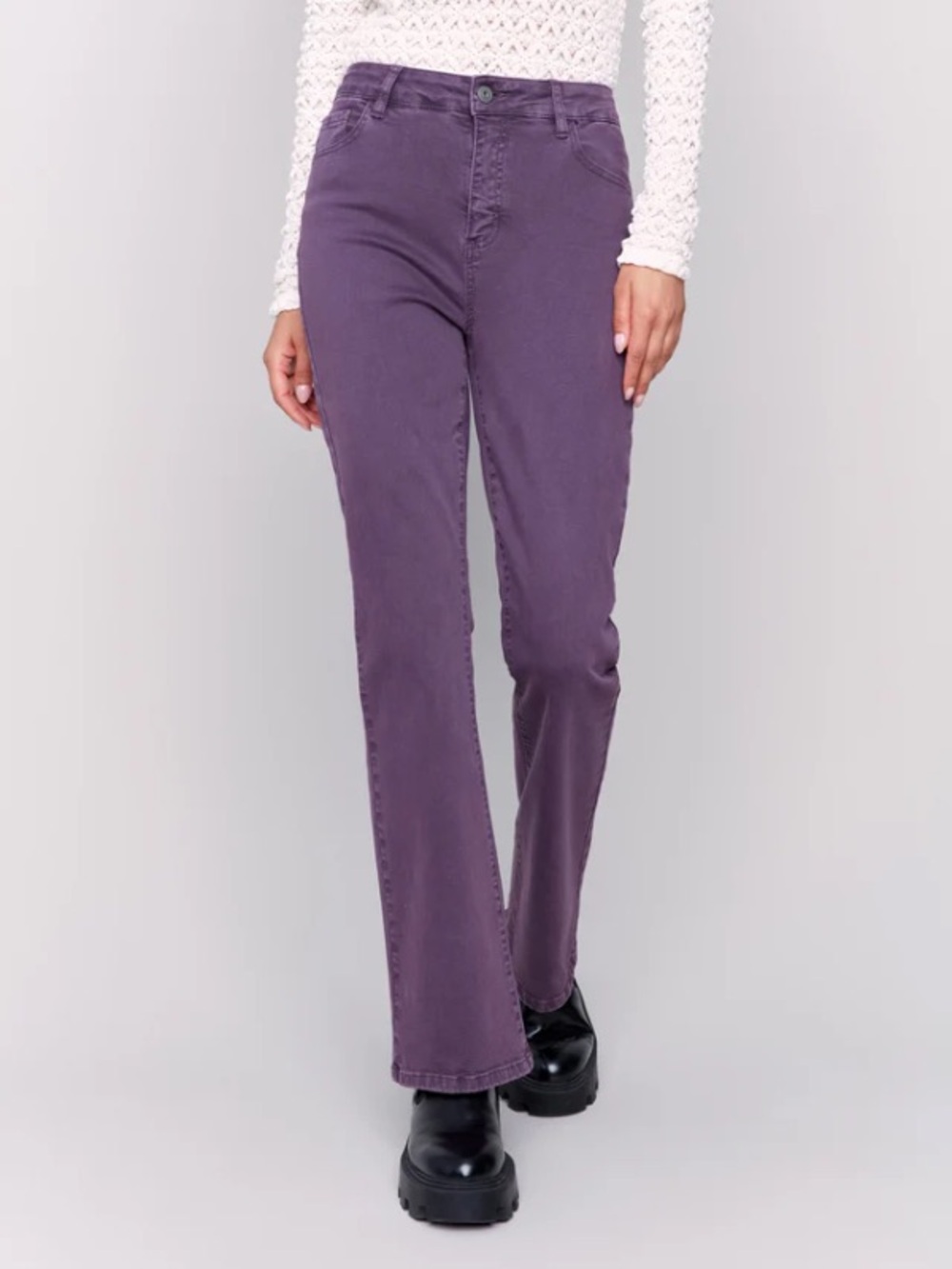 Fashion Bootcut Denim Jeans Women’s Size XL Purple